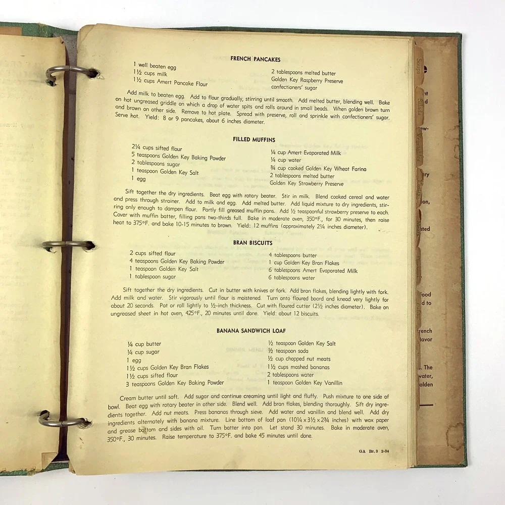 The Great American Tea‎ Co Recipe Binder w/ Recipes Test Kitchen News READ/SEE